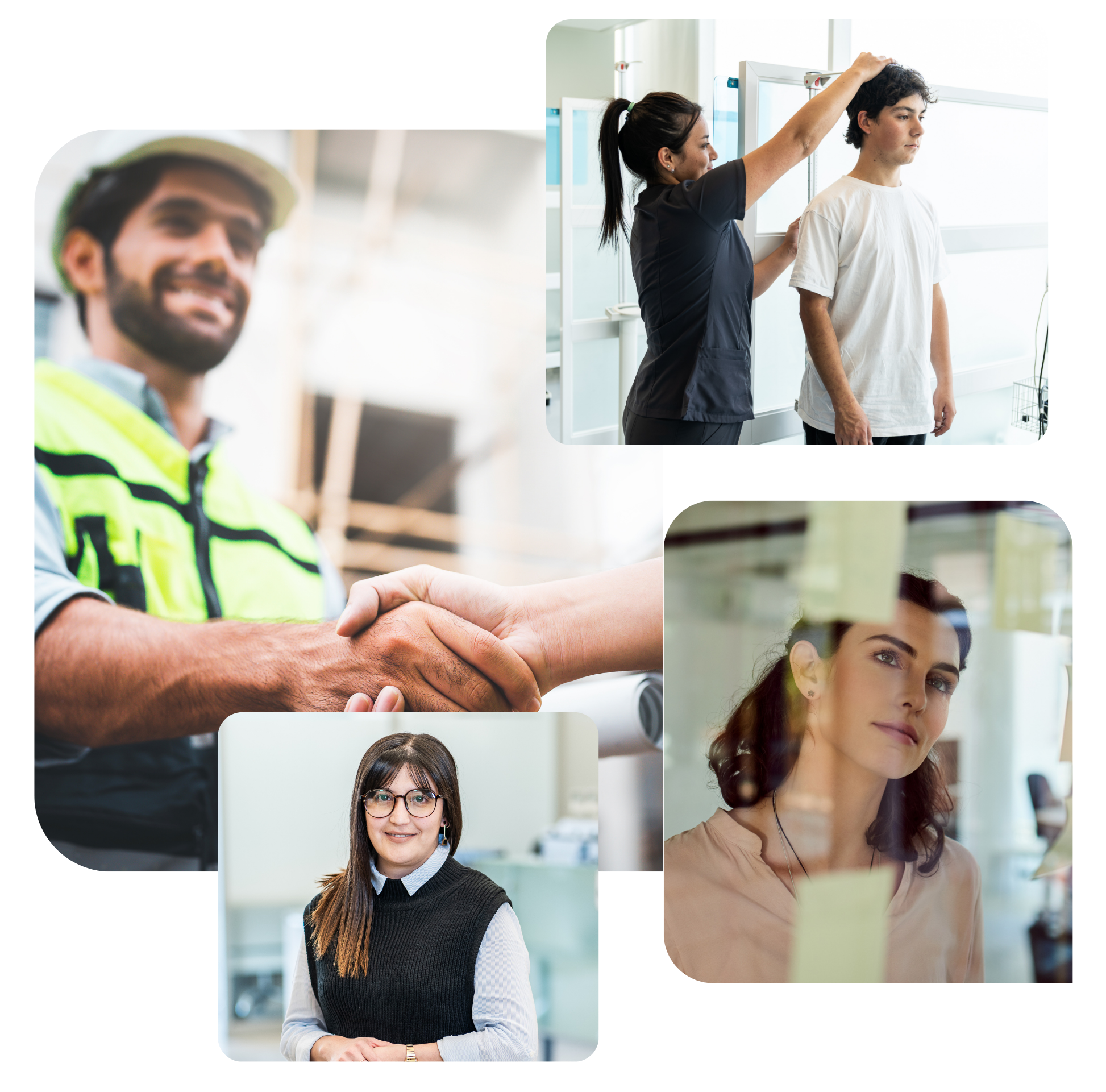 Profesionales y espacios de atención de Workmed.