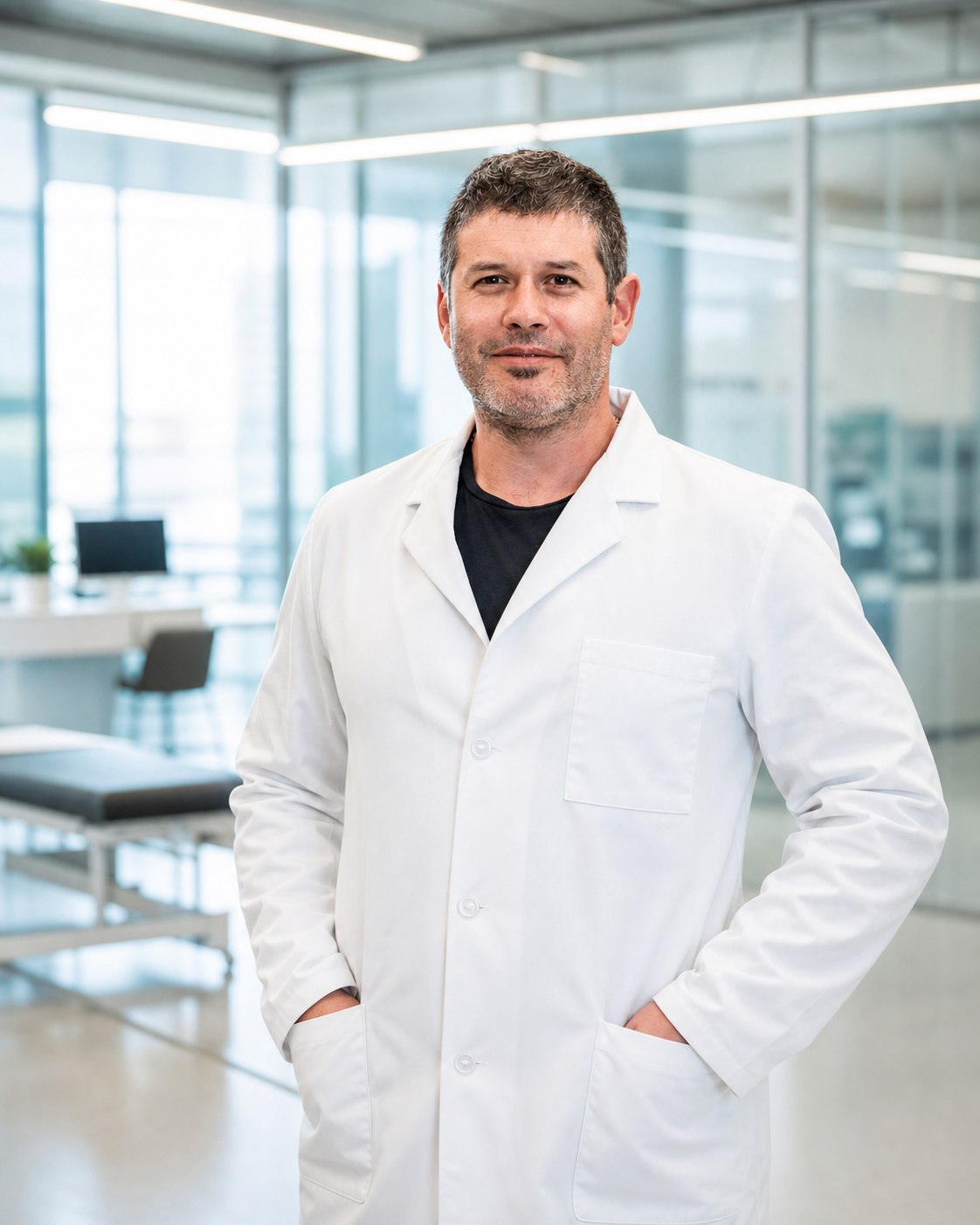 Retrato del Dr. Max Dollmann, co-fundador de Workmed